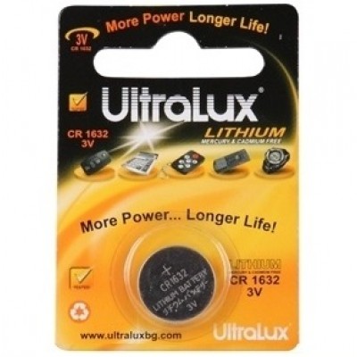 Μπαταρία Λιθίου Ultralux CR1632 3V