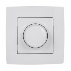 Διακόπτης Dimmer Περιστροφικός LED 0-10V Λευκός City 190193