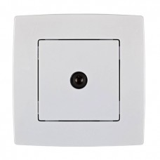 Πρίζα TV Τερματική 1 Εξόδου Λευκή City 190251