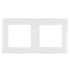 Πλαίσιο 2 Θέσεων Λευκό City 190551