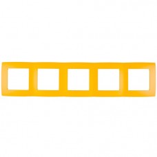 Πλαίσιο 5 Θέσεων Κίτρινο City 190604