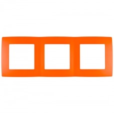 Πλαίσιο 3 Θέσεων Πορτοκαλί City 190663