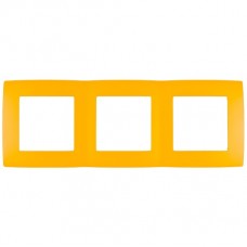Πλαίσιο 3 Θέσεων Κίτρινο City 190664