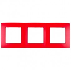 Πλαίσιο 3 Θέσεων Κόκκινο City 190666