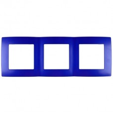Πλαίσιο 3 Θέσεων Μπλέ City 190667