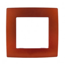 Πλαίσιο 1 Θέσεως Πορτοκαλί Μεταλλικό City 190448