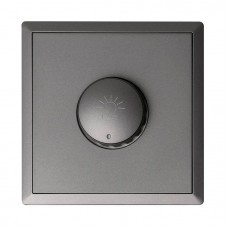 Διακόπτης Dimmer 500W Ανθρακί Ματ 10A Lineme Gena 50-00610-19