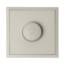 Διακόπτης Dimmer 500W Γκρι Ανοιχτό 10A Lineme Gena 50-00610-32