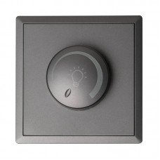Διακόπτης Dimmer για LED 200W Ανθρακί Ματ 10A Lineme Gena 50-00611-19