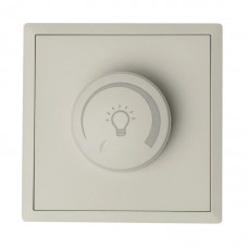 Διακόπτης Dimmer για LED 200W Γκρι Ανοιχτό 10A Lineme Gena 50-00611-32