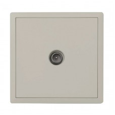 Πρίζα TV Τερματική Γκρι Ανοιχτό 1dB Lineme Gena 50-00616-32