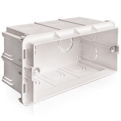 Κουτί Χωνευτό Μπετού Διακόπτου 4 Modul για διακόπτη σειρά Lineme INO 50-00904