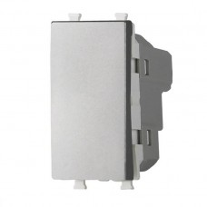 Διακόπτης Απλός 1P 10A Ασημί Lineme INO 50-00401-10