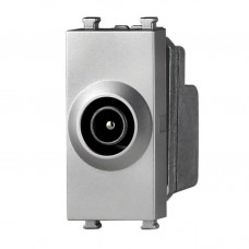 Πρίζα TV Τερματική 1P Ασημί Lineme INO 50-00416-10