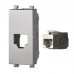 Πρίζα Δικτύου RJ45 CAT7 1P Ασημί Lineme INO 50-00418-10