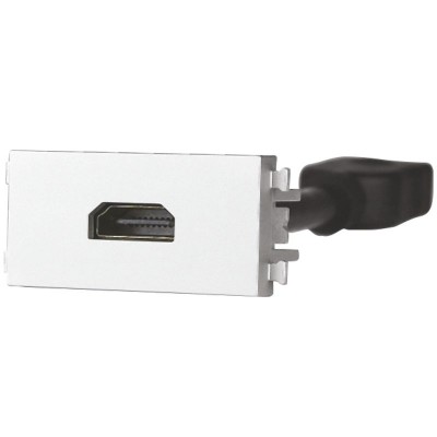 Πρίζα HDMI 1P Ασημί Lineme INO 50-00452-10