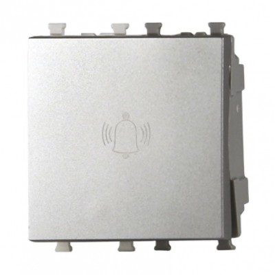 Μπουτόν Κουδουνιού 2P Ασημί Lineme INO 50-02408-10