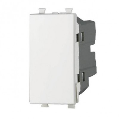 Διακόπτης Απλός 1P 10A Λευκός Lineme INO 50-00401-1