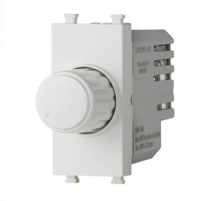 Διακόπτης Dimmer A/R LED 200W 1P Λευκό Lineme INO 50-00411-1