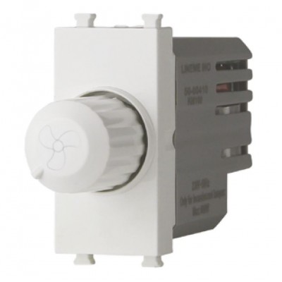 Διακόπτης Dimmer Ανεμιστήρα 300VA 1P Λευκό Lineme INO 50-00412-1