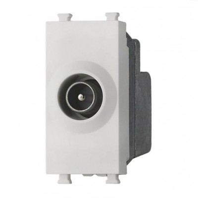 Πρίζα TV Τερματική 1P Λευκό Lineme INO 50-00416-1