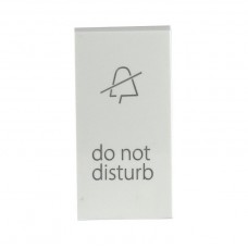 Πλακίδιο "Do not Disturb" 1P Λευκό Lineme INO 50-00451-1