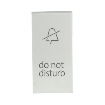 Πλακίδιο "Do not Disturb" 1P Λευκό Lineme INO 50-00451-1