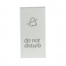 Πλακίδιο "Do not Disturb" 1P Λευκό Lineme INO 50-00451-1