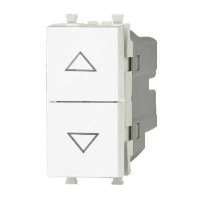 Διακόπτης Ρολλών 1P 10A Λευκός Lineme INO 50-00454-1