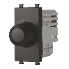 Διακόπτης Dimmer A/R 400W 1P Μαύρο Lineme INO 50-00410-2
