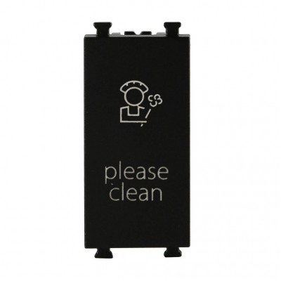 Πλακίδιο "Do not Disturb" 1P Μαύρο Lineme INO 50-00451-2