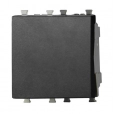 Διακόπτης Αλέ-Ρετούρ 2P 10A Μαύρος Lineme INO 50-02402-2