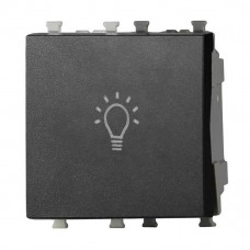 Μπουτόν Κλιμακοστασίου 2P Μαύρο Lineme INO 50-02445-2