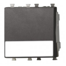 Μπουτόν Επιγραφής 2P Μαύρο Lineme INO 50-02447-2