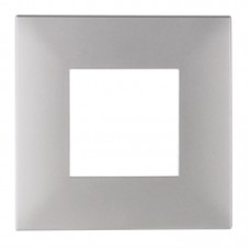 Πλαίσιο 2 Θέσεων Ασημί 50-00421-10