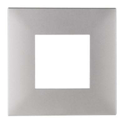 Πλαίσιο 2 Θέσεων Ασημί 50-00421-10