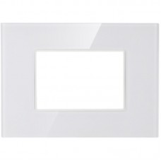 Πλαίσιο 3 Θέσεων Λευκό Γυαλί 50-00423-23