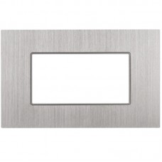 Πλαίσιο 4 Θέσεων Ασημί Μεταλλικό 50-00424-18