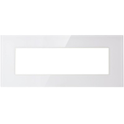 Πλαίσιο 7 Θέσεων Λευκό Γυαλί 50-00427-23