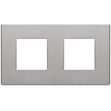 Πλαίσιο 4 Θέσεων Ασημί Μεταλλικό 50-02422-18