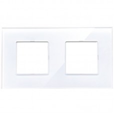 Πλαίσιο 4 Θέσεων Λευκό Γυαλί 50-02422-23