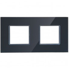 Πλαίσιο 4 Θέσεων Μαύρο Γυαλί 50-02422-26