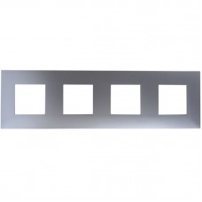 Πλαίσιο 8 Θέσεων Ασημί 50-02424-10