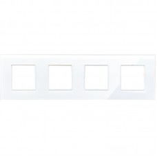 Πλαίσιο 8 Θέσεων Λευκό Γυαλί 50-02424-23