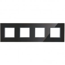 Πλαίσιο 8 Θέσεων Μαύρο Γυαλί 50-02424-26