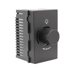 Διακόπτης Dimmer LED 200VA Ανθρακί Lecce 27053