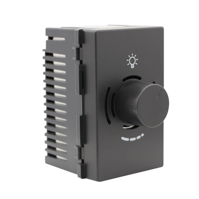 Διακόπτης Dimmer LED 200VA Ανθρακί Lecce 27053