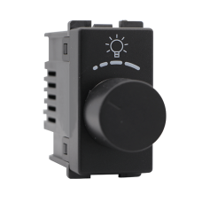 Διακόπτης Dimmer 250W Περιστροφικός Ανθρακί Lecce 27055