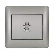 Πρίζα TV Τερματική 1 Εξόδου Γκρί Rhyme 11254