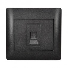 Πρίζα Τηλεφώνου RJ11 1 Εξόδου Γραφίτη Rhyme 11265